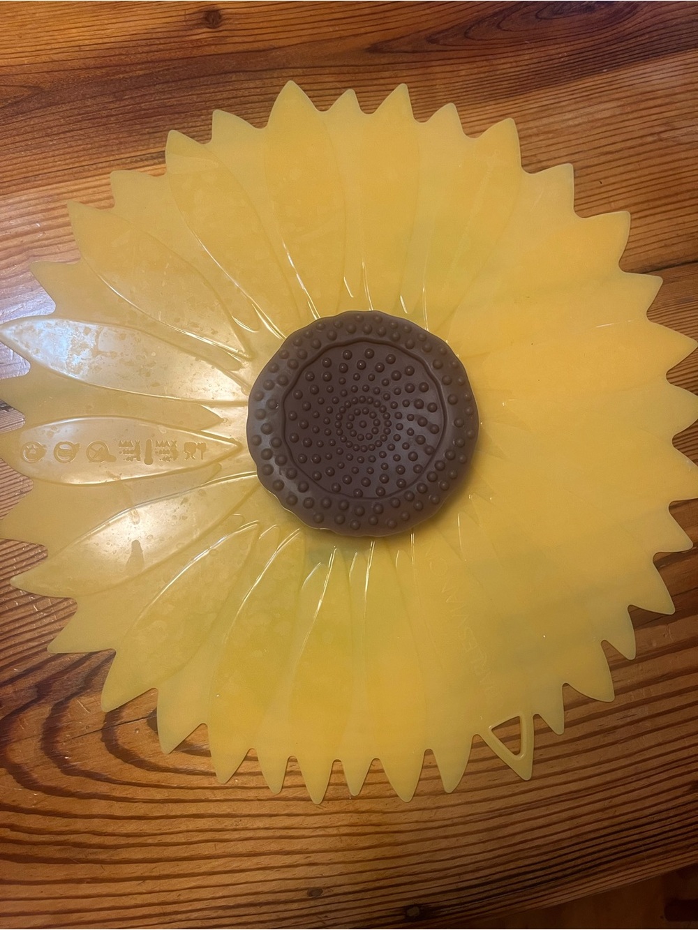 Sunflower Silicone Lid Cover – Yellow